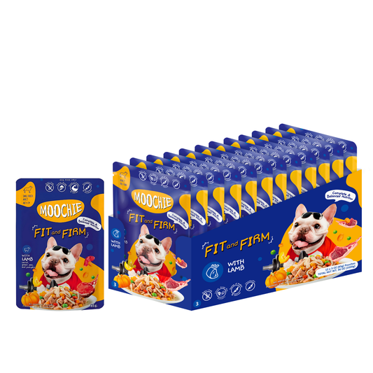 Moochie Fit & Firm Wet Dog Food – 85g Pouch | High Protein & Healthy Weight Formula