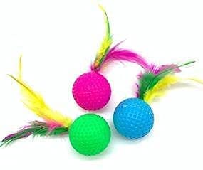 Pets Empire Interactive Cat Feather Toys (Pack of 14Pec)