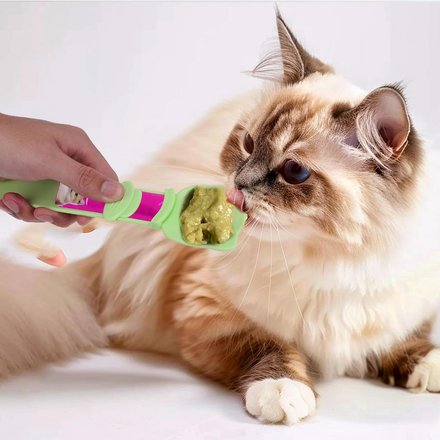 Pets Empire Cat Treat Lickable Spoon (Multicolor)-Pack of 3