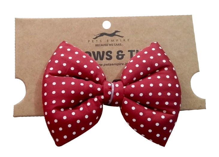 Pets Empire Dog & Cat Bow Tie for All Breeds- Red color