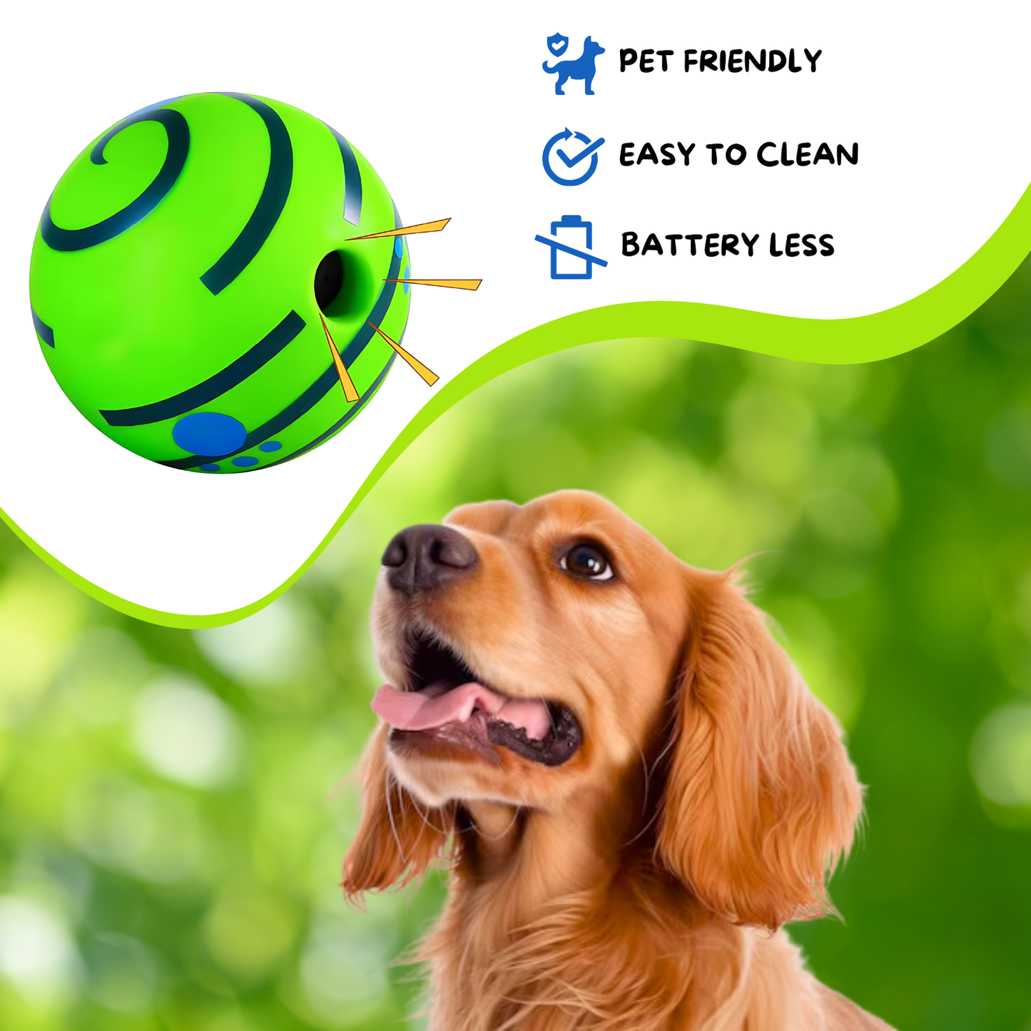 Pets Empire Interactive Giggle Sound Ball