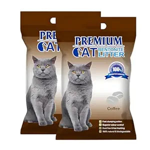 Pets Empire Premium Bentonite Cat Litter – Coffee Scented (5L/4kg)