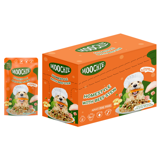 Moochie Chicken Stew Wet Dog Food – 120g | Healthy HomeStyle Meal for Dogs