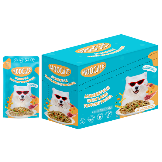 Moochie Lamb & Pasta Wet Dog Food – 120g | Healthy HomeStyle Meal for Dogs