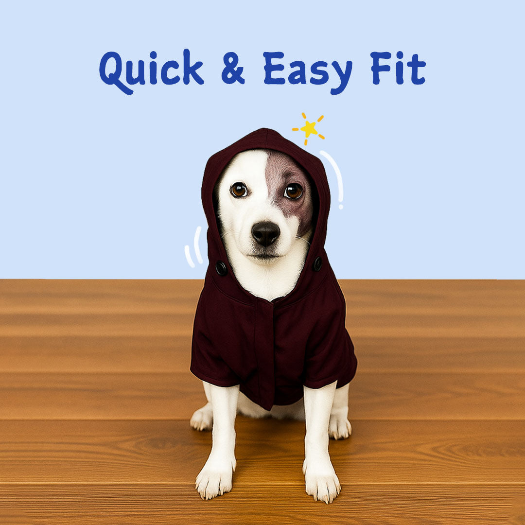 Pets Empire Raincoat for Dogs - Maroon