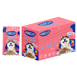 Moochie Fish & Sweet Potato Wet Dog Food – 120g