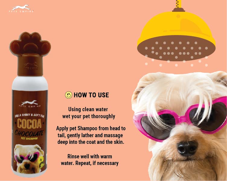 Pets Empire Cocoa Chocolate Shampoo for Dogs - 500ml