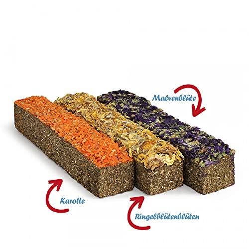 Little One Stick from Meadow Grasses with Topping, Assorted (Carrot, Marigold, Rose) 85 g X 2 pcs