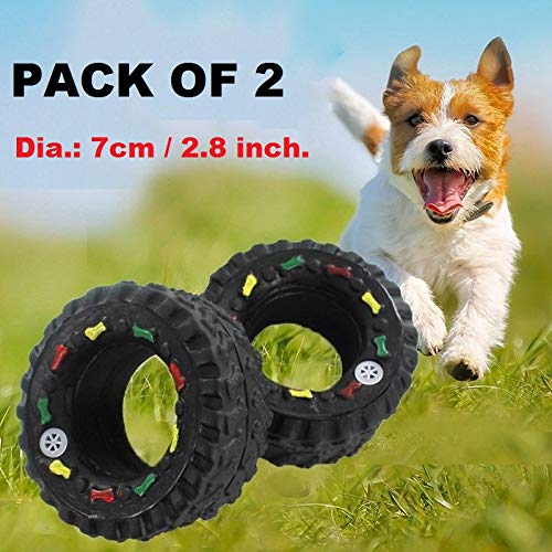 Pets Empire Tire Squeaky Chew Dog Toy