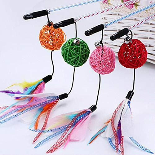 Pets Empire Ball Feather Teaser Toy for cat