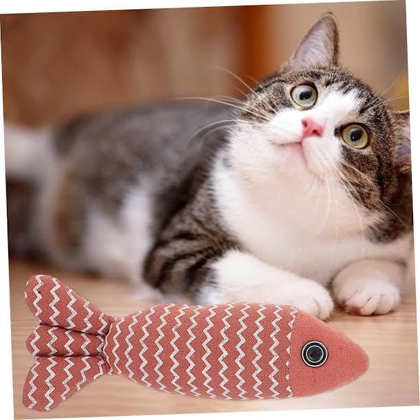 Pets Empire Fish Shape Squeaker Toys for Puppies and Adult Dogs (Buy 1 get 1 Free) Color May Vary