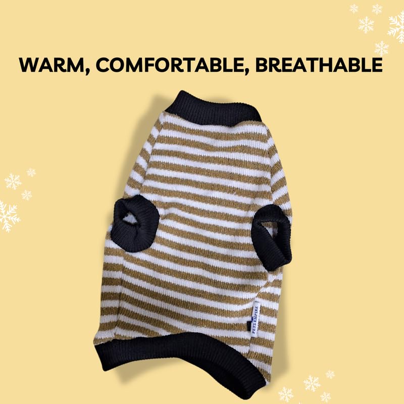Pets Empire Warm Winter Sweater for All Breeds Dogs-Brown