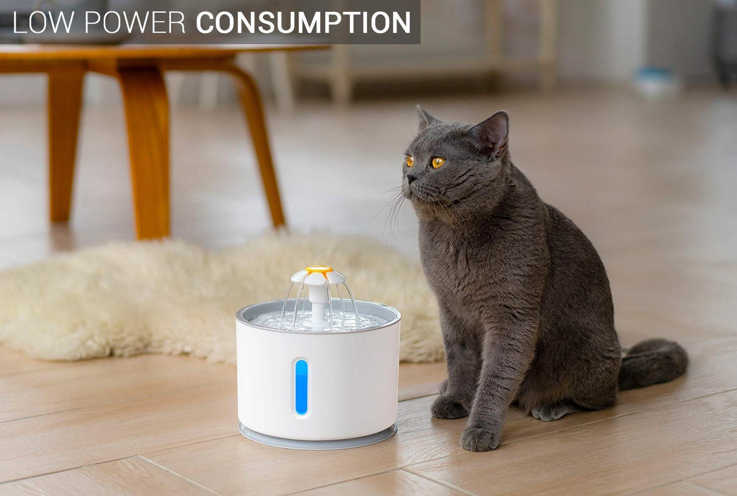 Pets Empire Electric Cat Drinking Water Fountain - 2.4L