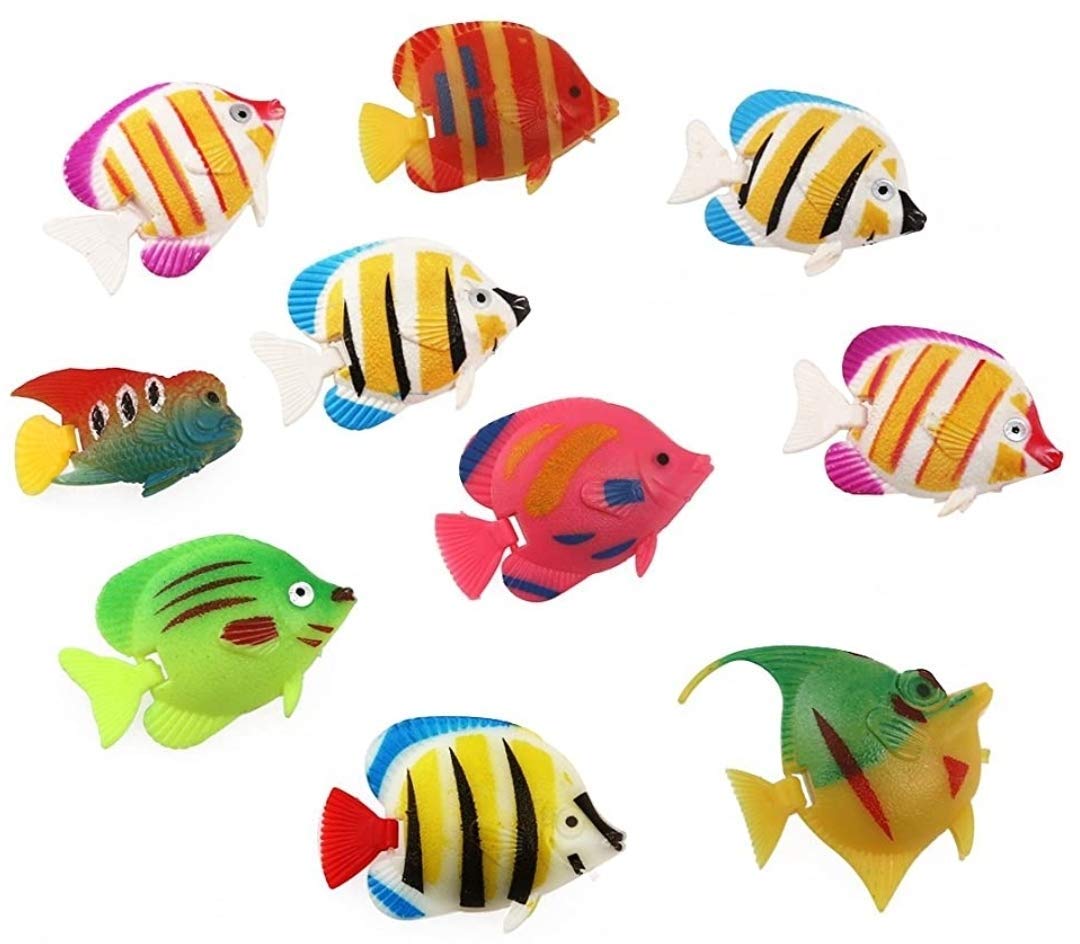 Pets Empire 5pcs Plastic Artificial Fish