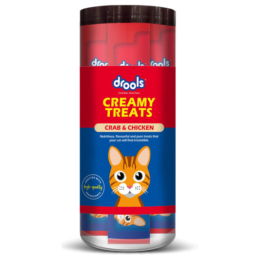 Drools crab and chicken creamy treat -25pcs x 15g Each