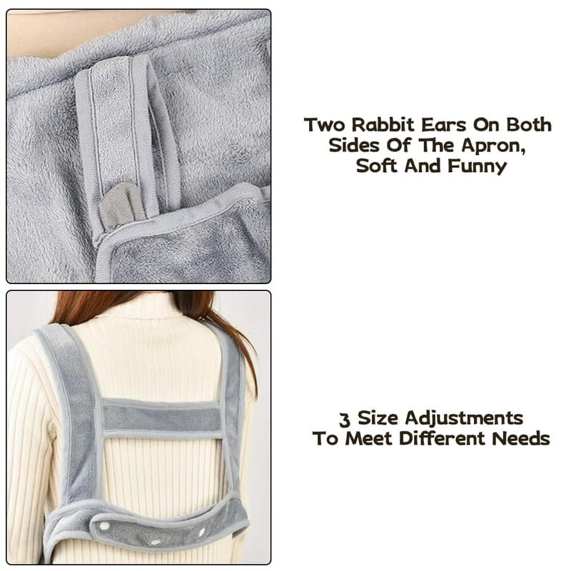 Pets Empire Adjustable Cat Apron, Carrier with 4 Holes for Small Dogs, Cats