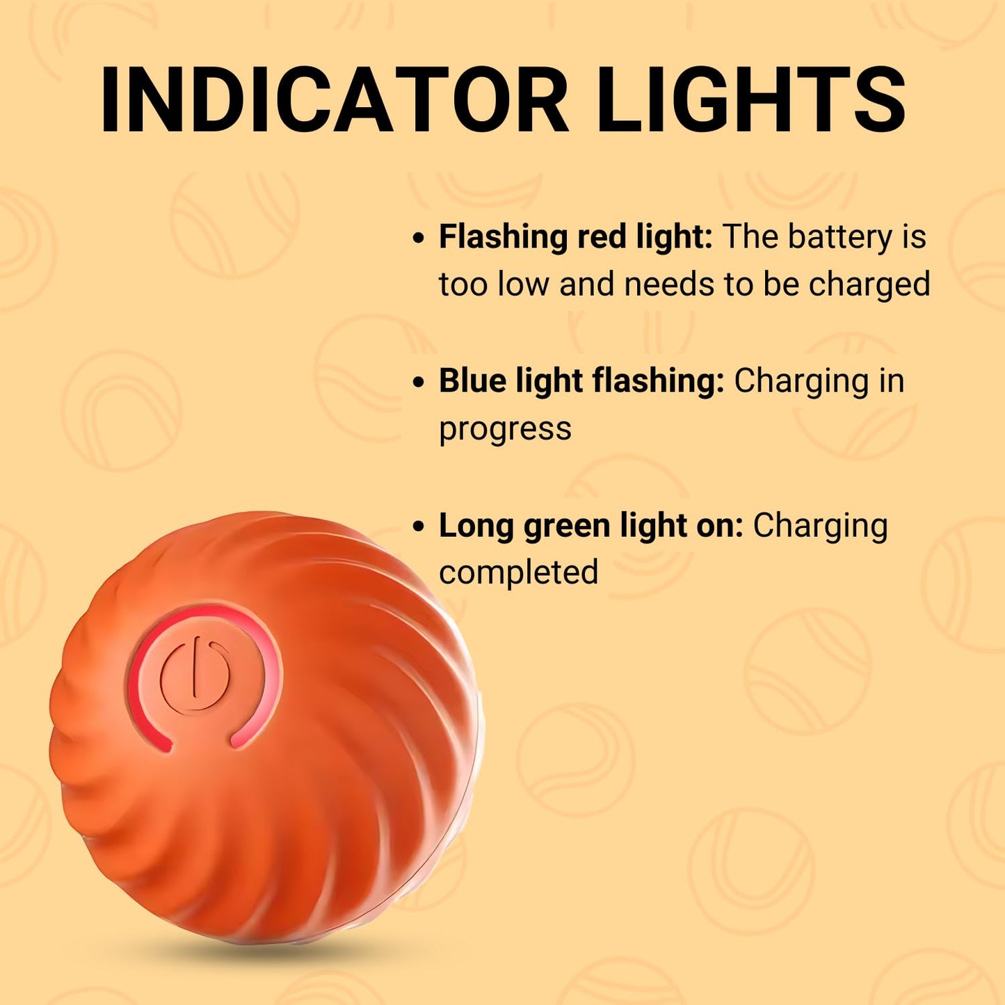 Pets Empire Automatic Rotating Ball Toy for Dogs