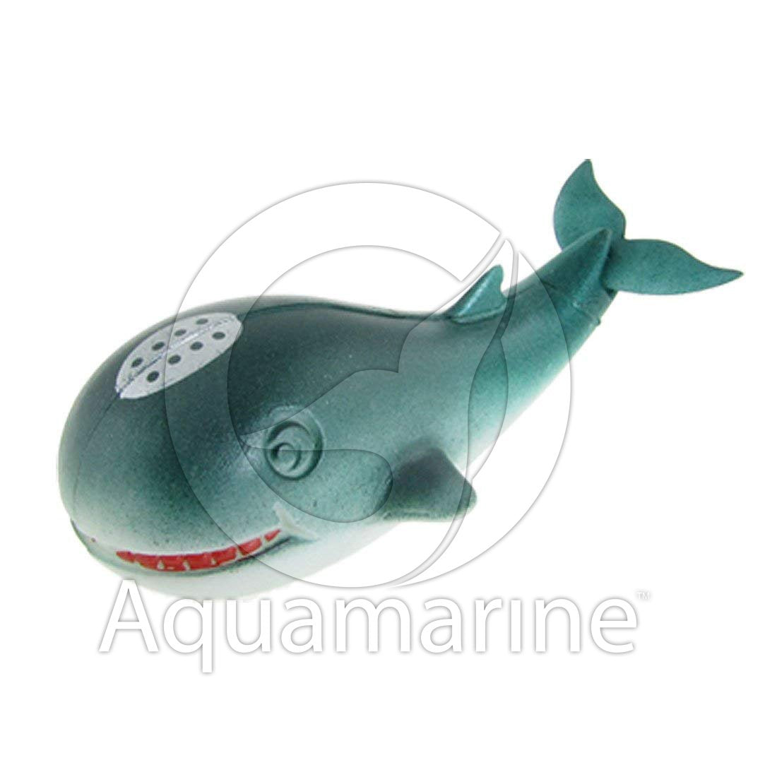 Aquamarine Plastic Aquarium Whale Decoration Marine Animal Fish Decor (Pack of 2)
