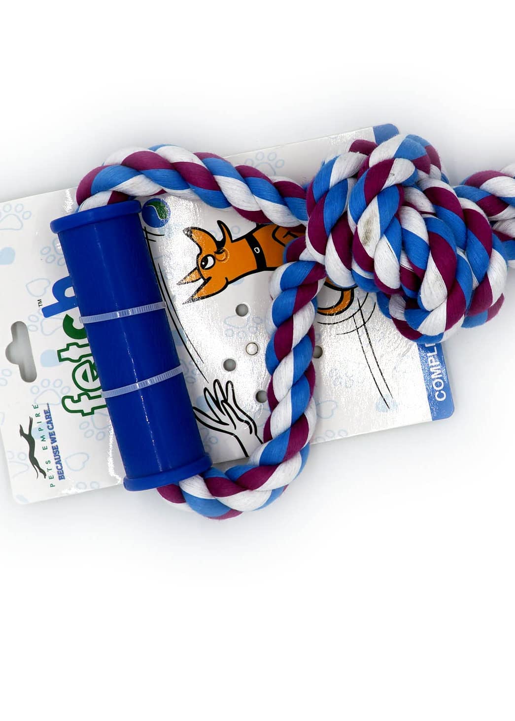 PETS EMPIRE Teeth Cleaning Natural Cotton Rope Dog Toy For Large Breed