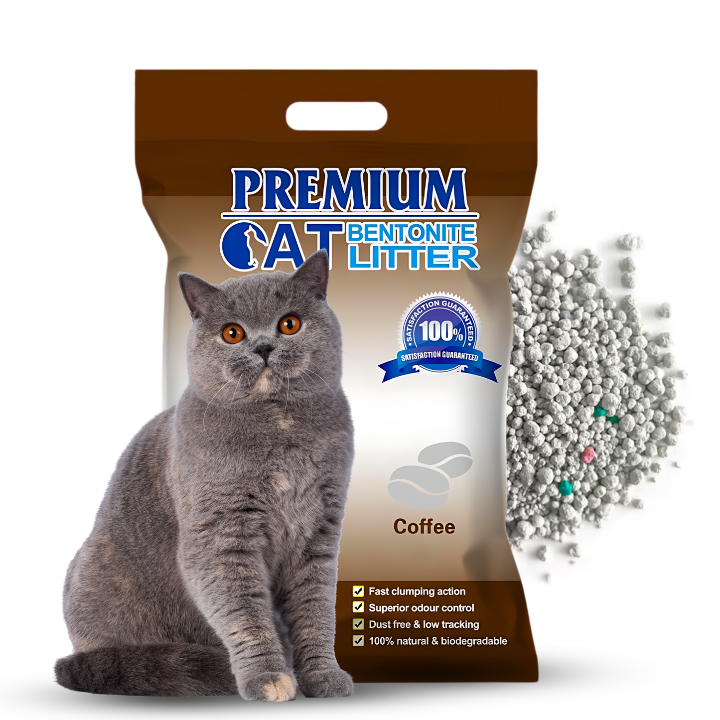 Pets Empire Premium Cat Litter - Coffee Scented