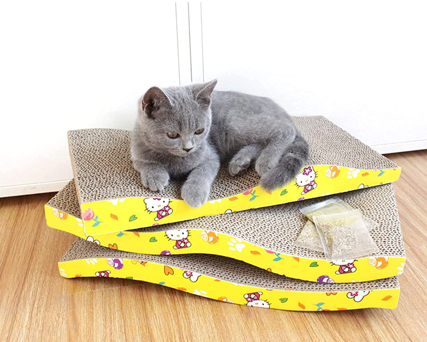 Pets Empire Scratch Board with a Curved Wave Design