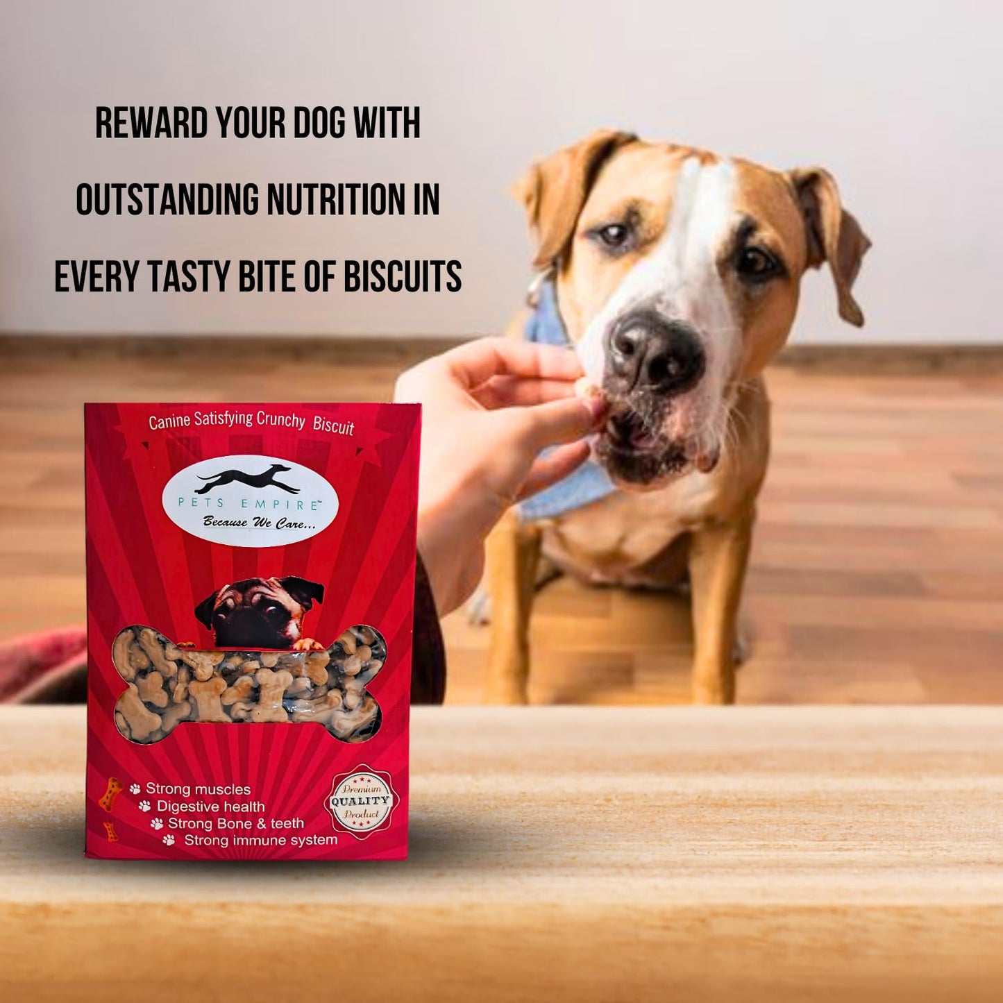 Pets Empire Puppy Dog Chicken Biscuit for All Life Stages 1KG