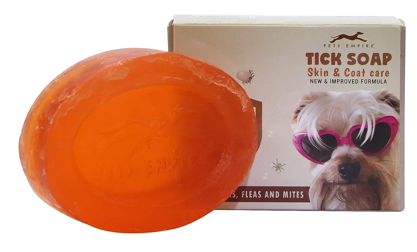 Pets Empire Anti-Tick Soap for Dogs – Pack of 4 (100g Bars)