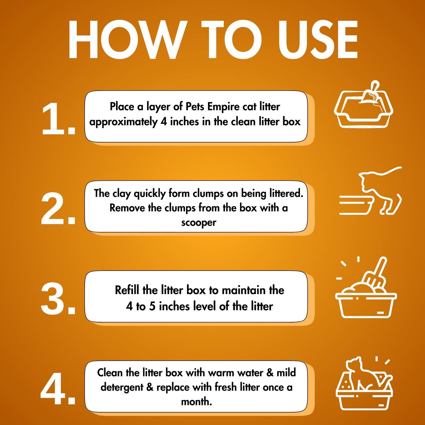 Pets Empire Premium Bentonite Cat Litter Lemon Fragrance (5L/4kg)