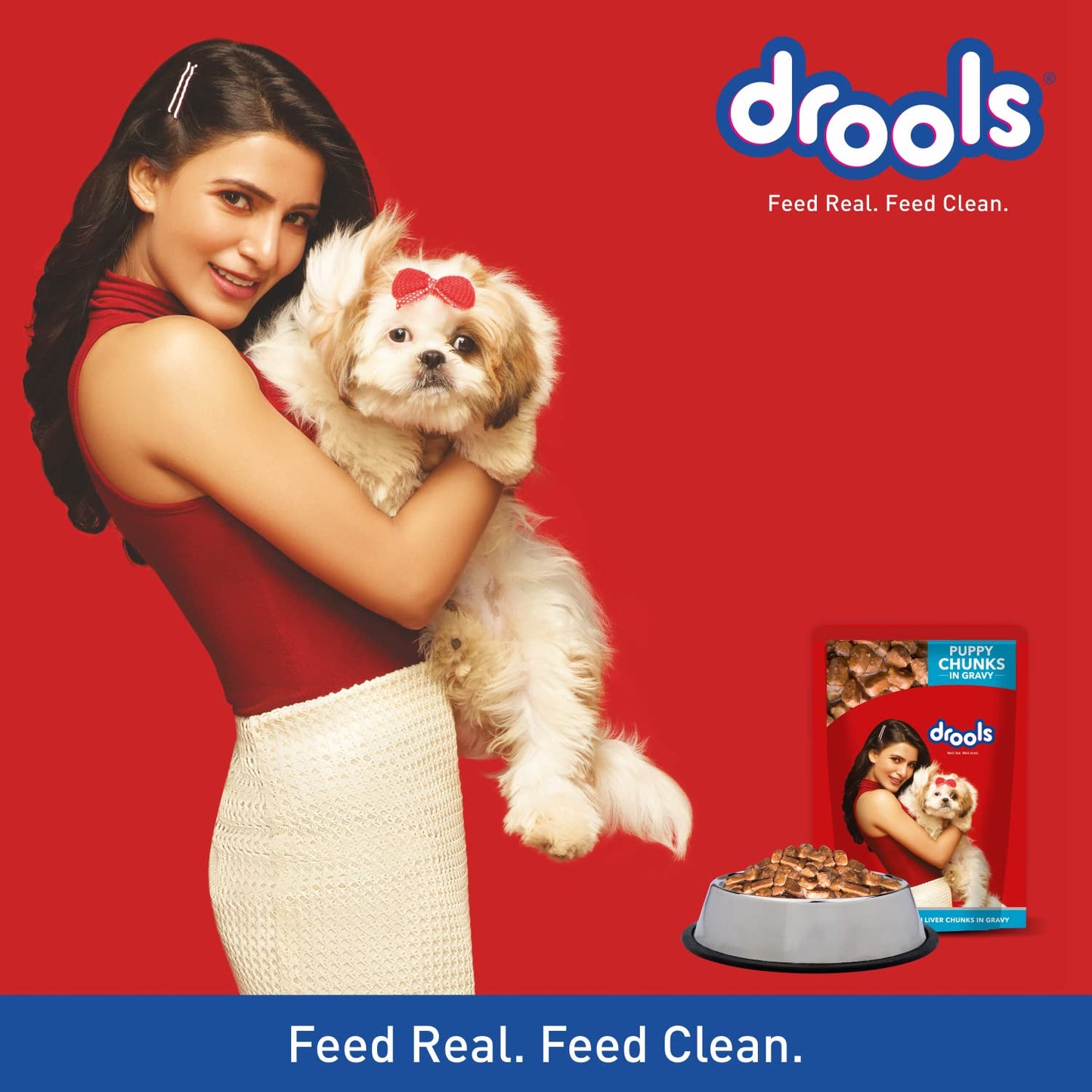 Drools Puppy Wet Dog Food – Real Chicken & Chicken Liver Chunks in Gravy, 150g