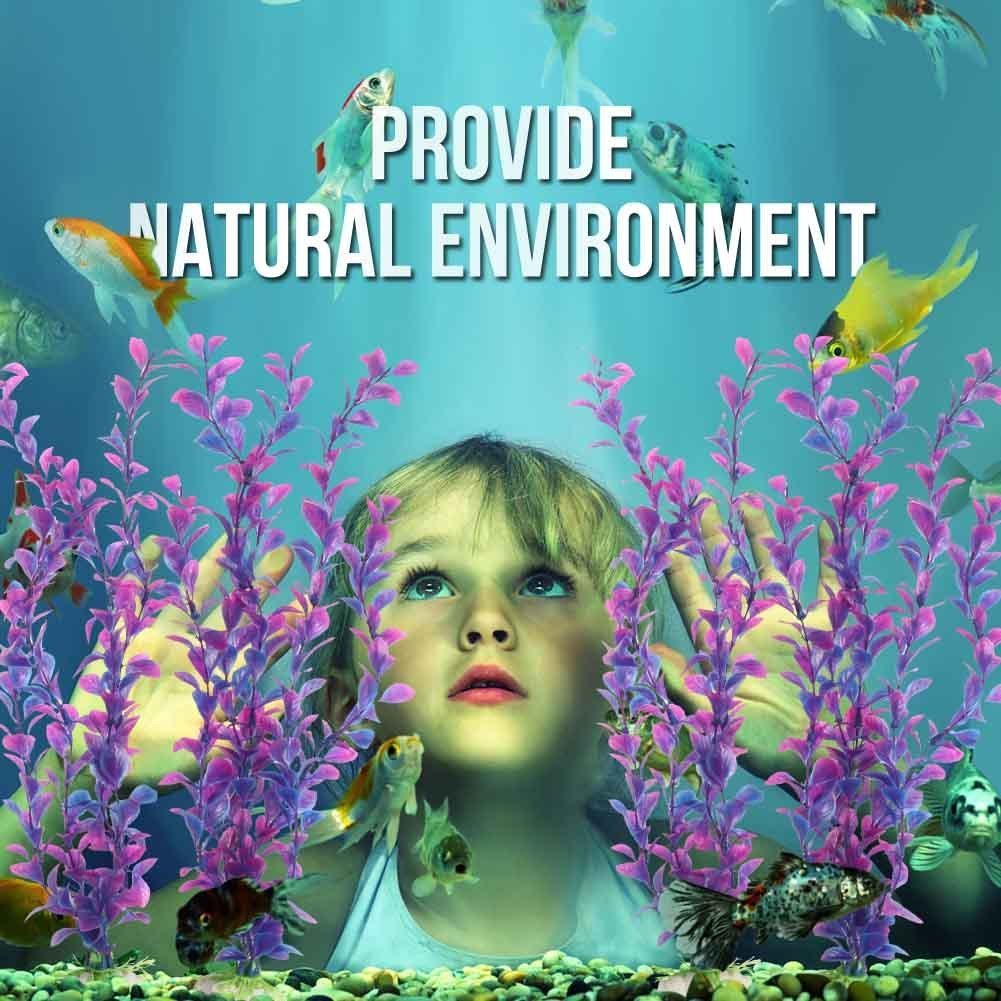 Pets Empire Aquarium Decor Artificial Fish Water Plant (Pack of 2)