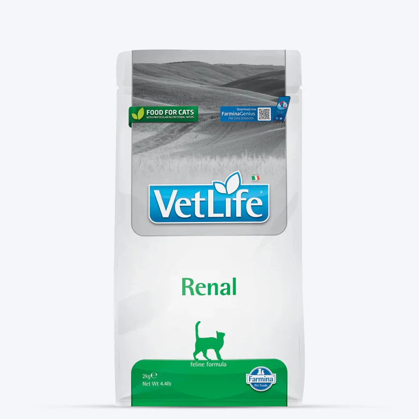 Farmina Vet Life Renal Feline Formula Dry Food For Cat - 2 kg