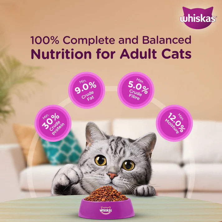 Whiskas Chicken Dry Food For Adult Cat