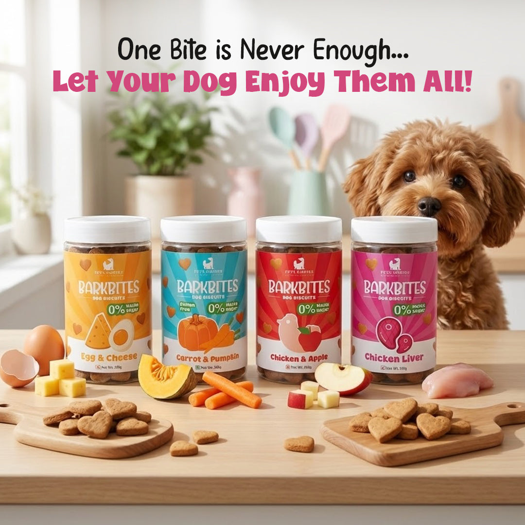 Pets Empire barkbites Chicken Liver Biscuit Jar- 350g