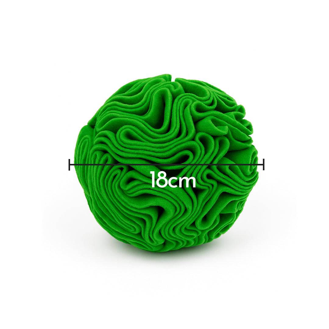 Pets Empire Interactive Snuffle Ball for Dogs – Stimulating Sniff & Play Ball (Green)