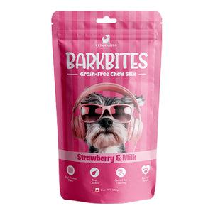 Pets Empire Barkbites Stix For Dogs Milk & Strawberry (100gms)
