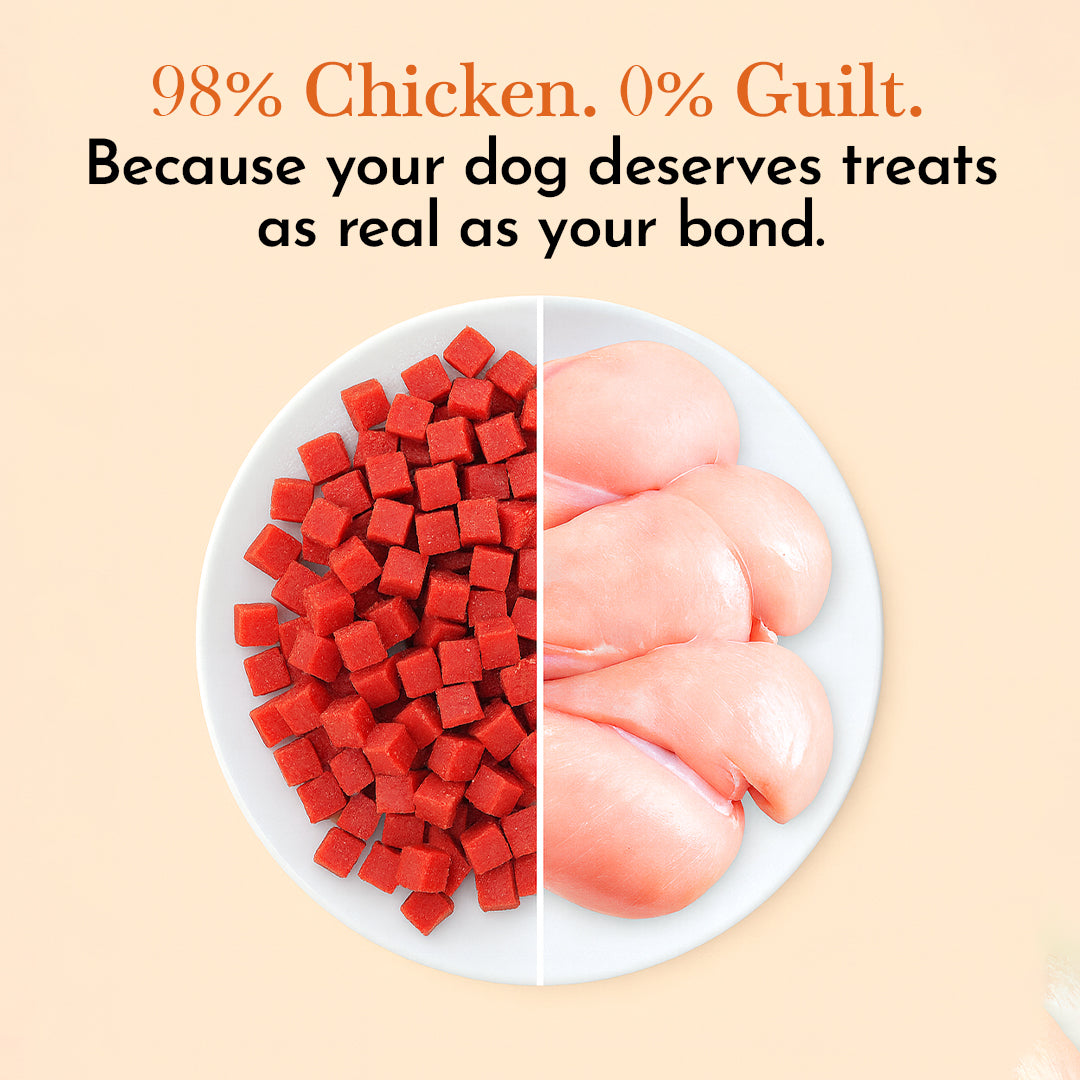 O'Dog Chicken Soft Cubes, Healthy Dog Treats (420g)