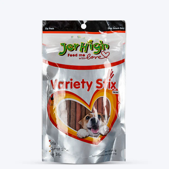 JerHigh Variety Stix Dog Treats - 200g