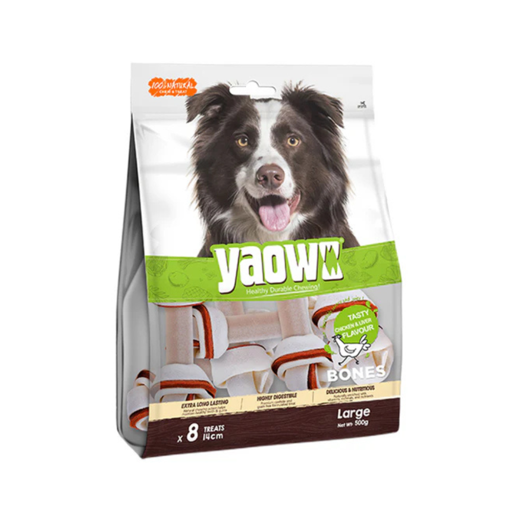 Gnawlers Yaowo Knotted Dog Treats (2.5 inch) 500g
