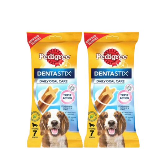 Pedigree Dentastix Dog Treat Weekly Pack For Medium Breed - 180g