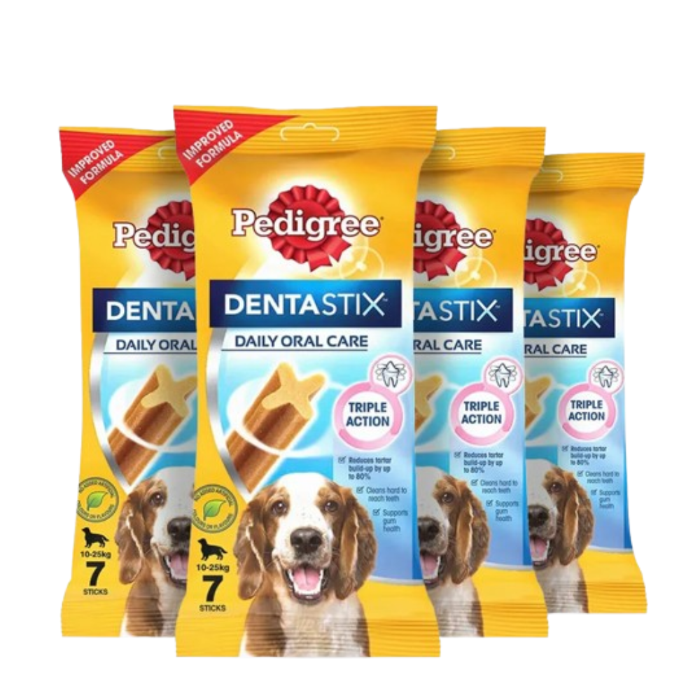 Pedigree Dentastix Dog Treat Weekly Pack For Medium Breed - 180g