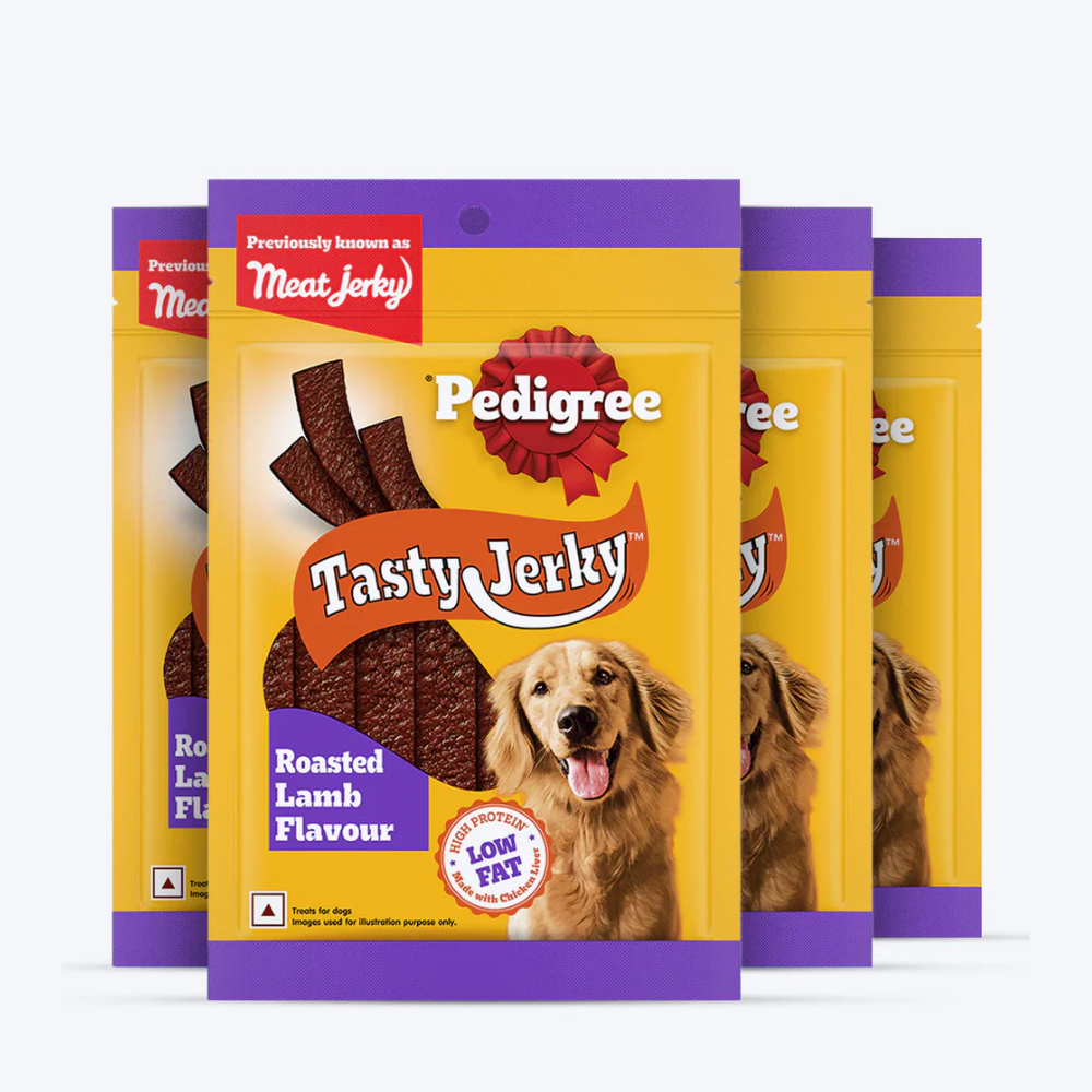 Pedigree Tasty Jerky Roasted Lamb Flavour For Adult Dog - 70g