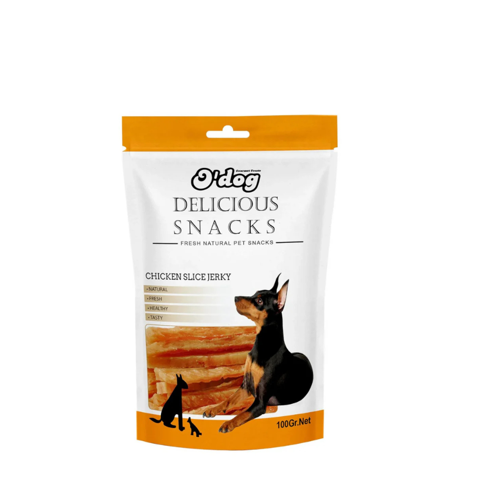 O'Dog Chicken Slice Jerky Treat for Dogs (100gm)