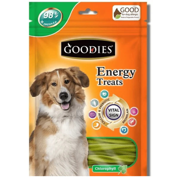 Goodies Energy Dog Treats, Chlorophyll, 500g
