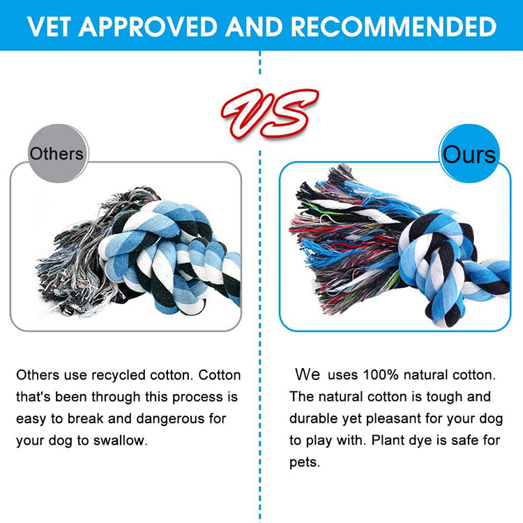 Pets Empire Combo of Rope Toy Medium Breed Dogs- (Pack of 6)