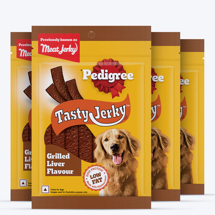 Pedigree Tasty Jerky Grilled Liver Treat For Adult Dog - 70g