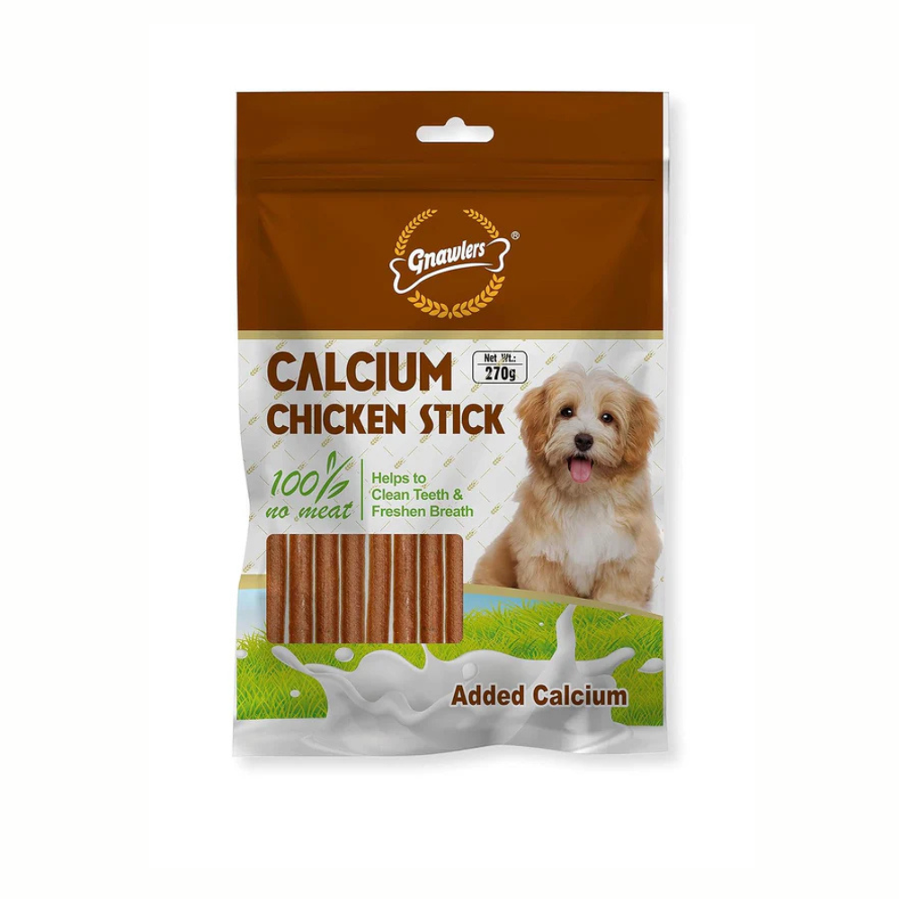 Gnawlers Calcium Chicken Stick for Dogs 270g