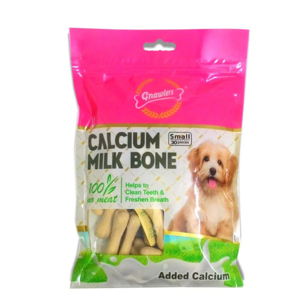 Gnawlers Calcium Milk Bones Dog Treats 30 in 1