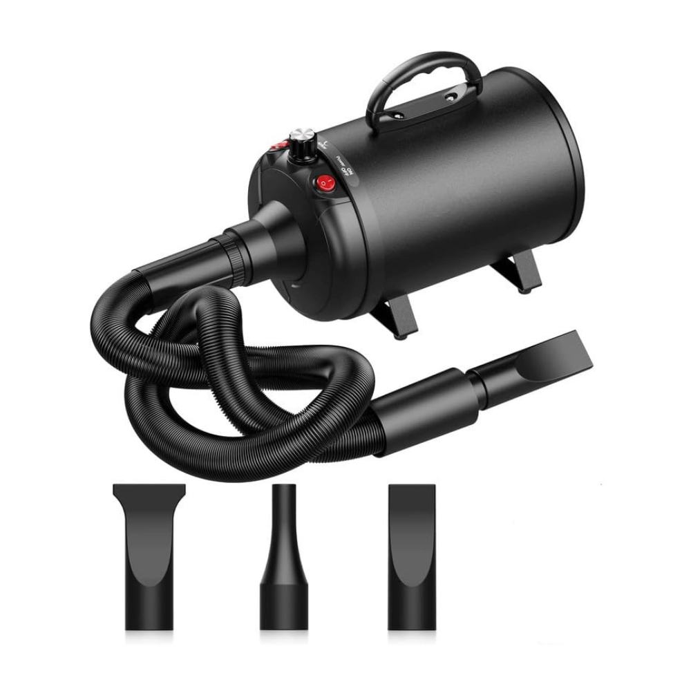 Pets Empire Pet Hair Grooming Dryer with 3 Nozzles for Dogs and Cats