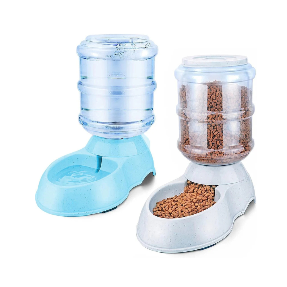 Pets Empire Automatic Dog/Cat Feeders Set with Water Dispenser (3L X
