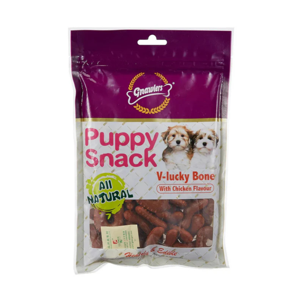 Gnawlers Chicken V-Lucky Bone Dogs Treat, 270 g